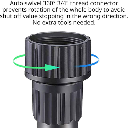 Expandable Garden Hose Repair Kit, Male and Female Hose End Repair Connector/Fittings, Plastic Flex Hose Repair Kit, 4 Pack.