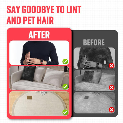 Pet Hair Remover, Electrostatic Pet Hair Removal Gloves, Reusable Cat & Dog Hair Remover for Couch, Furniture, Carpet, Curtain, Upgraded Animal Fur Removal Tool, Cat Grooming Gloves-1 PCS.