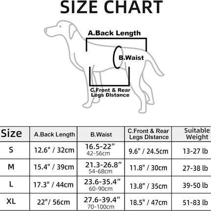 Dog Lifting Strap, Adjustable Sling for Elderly Dogs with Joint Injury and Arthritis, Dog Shoulder Strap for Dogs with Loss of Stability (M).