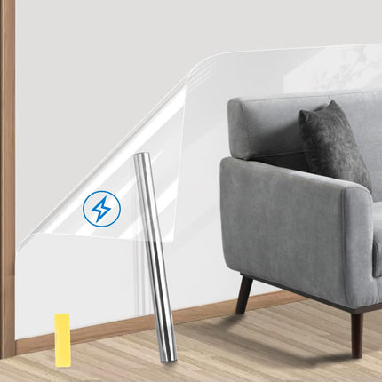 Clear Wall Protector Film, Contact Paper Electrostatic Wall Protective Film, 15.7in X 9.84ft Kitchen Oil Proof Sticker, Waterproof Sticker Cat Dog Scratch Protector for Door, Wall and Furniture.
