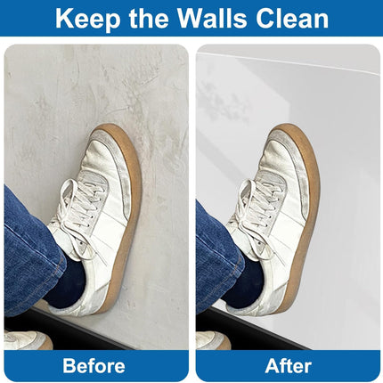 Clear Wall Protector Film, Contact Paper Electrostatic Wall Protective Film, 15.7in X 9.84ft Kitchen Oil Proof Sticker, Waterproof Sticker Cat Dog Scratch Protector for Door, Wall and Furniture.