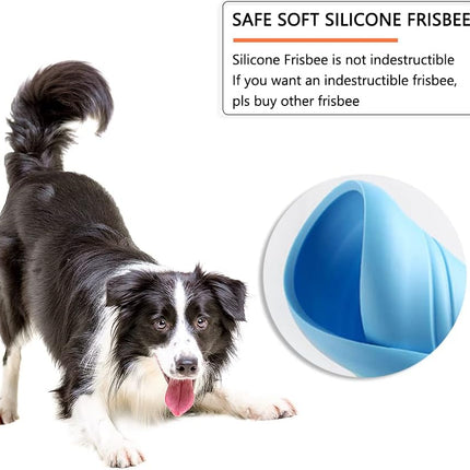 5 Pack Dog Frisbee,Dog Flying Disc Puppy Flyer Toy React Faster Training Interactive Toys for Small Medium Dog Lightweight Floating Saucer.