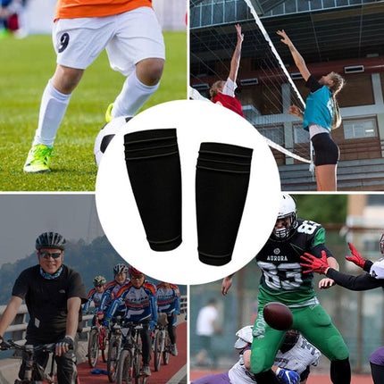 Shin Pads Sock, 2 Pairs Soccer Shin Guard Sock, Breathable Soccer Shin Guard Socks with Pockets, Shin Pads Holder.