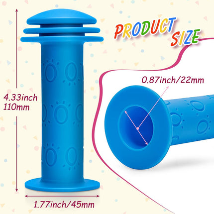 Bike Handle Grips Non Slip Rubber Bicycle Handlebar Grips for Kids Girls Boys Mountain Road Beach Cruiser Scooters Bikes.