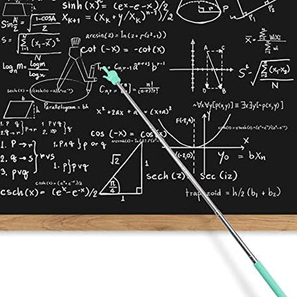 4 Pcs Telescopic Teachers Pointer, Extendable Whiteboard Finger Pointer Stick, Mini Retractable Classroom Pointer for Elementary School Kindergarten Teacher,Guides, Coach,Extends to 21.65".