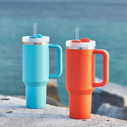 10 Pcs Replacement Straws Compatible with Stanley 30 oz Cup Tumbler, Reusable Plastic Cleaning Brush for Adventure Travel Tumbler（10.4inch Long） -.