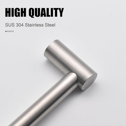 Towel Bar - Adjustable 304 Stainless Steel Holder for Bathroom (11.8inch-22.6inch) Sturdy and Rustproof Wall Mounted Rack Accessories, Silver… Silver.