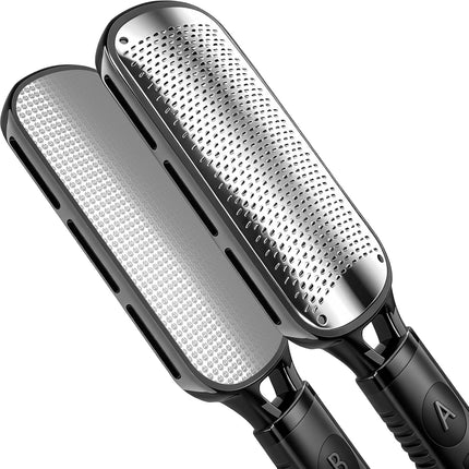 Foot File for Dead Skin, Double Sided Callus Remover Feet, Metal Scrubber Cracked Heel, Professional Scraper Rasp Pedicure Tool to Remove Hard Skin - 2 in 1.