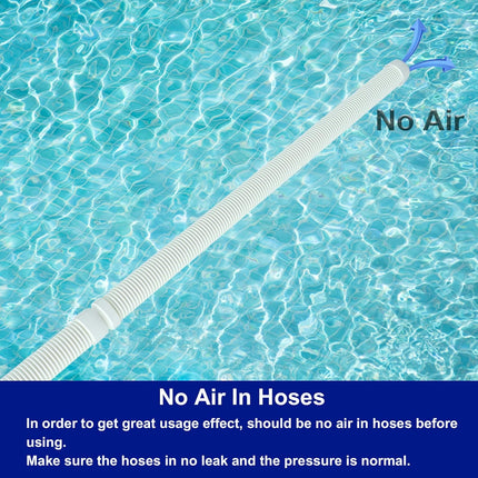 Vacuum Hose/Replacement Pool Hose -1.5” 8 Hoses for Pool,Spa White -.