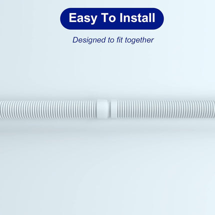 Vacuum Hose/Replacement Pool Hose -1.5” 8 Hoses for Pool,Spa White -.