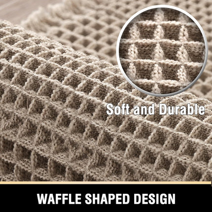 Waffle Bath Mat Super Absorbent Bathroom Mats Non Slip Rugs for Floor Machine Washable Ultra Soft Beside Tub, (32 x 20 Plus 24 60 - Inches, Irish Cream) Cream 20" 32" 24" 60".