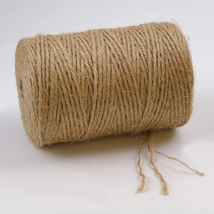 PerkHomy Natural Jute Twine 600 Feet Long String for Crafts Gift Wrapping Packing Gardening Crochet Knitting Macrame Decor (Brown 2mm * 600feet) (1/12 In) (182M).