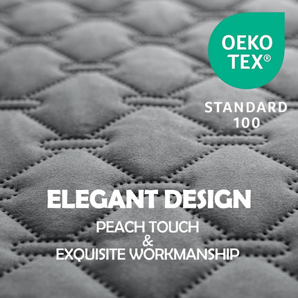3X Stronger Waterproof Pet Blanket, Scratch Proof Furniture Protector for Dogs Cats, Reversible Cover 30x70 Inch, Dark Grey/Light Grey Beige Inch (Pack of 1).