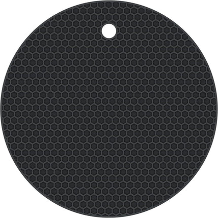 1 Pack Round Silicone Trivet - Hot Plate Mat, Robust Non Slip Coasters Trivets Heat Resistant Mat Pads for Kitchen.