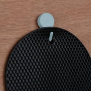 1 Pack Round Silicone Trivet - Hot Plate Mat, Robust Non Slip Coasters Trivets Heat Resistant Mat Pads for Kitchen.