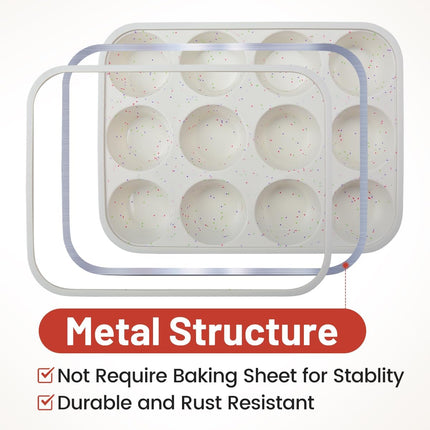 Silicone Muffin Pan -.