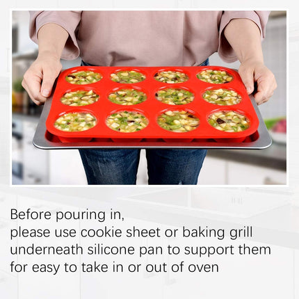 12-Cup Muffin Pan & Mini 24-Cup Cupcake -.
