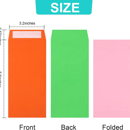 Cash Envelopes -120 Money Saving Challenge, 3.2x6.6inch for Budgeting, Coins, Checks, Gift Cards & Tickets - 3.2x6.6in.