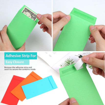 Cash Envelopes -120 Money Saving Challenge, 3.2x6.6inch for Budgeting, Coins, Checks, Gift Cards & Tickets - 3.2x6.6in.