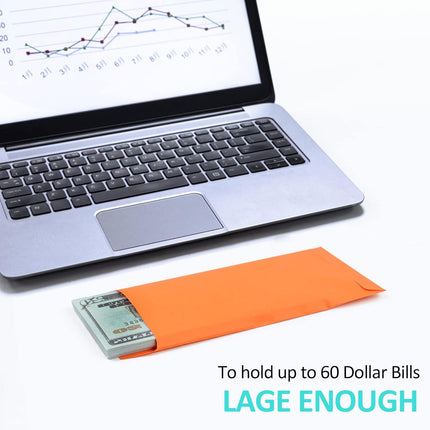 Cash Envelopes -120 Money Saving Challenge, 3.2x6.6inch for Budgeting, Coins, Checks, Gift Cards & Tickets - 3.2x6.6in.