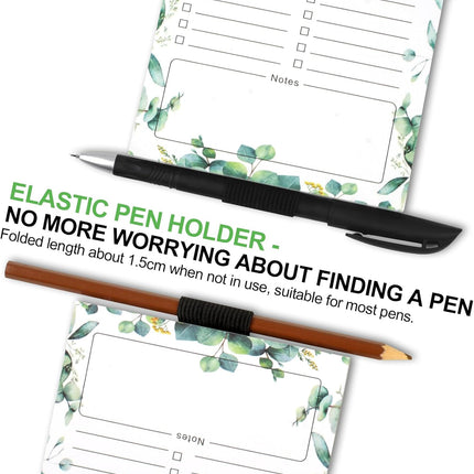 2 PCS Magnetic Grocery List Pads for Fridge, 4.5x7.5 Inches Note Pad Magnet Refridge, Magnetics Notepads, Shopping Lists, 60 Pages Per Notepad -.