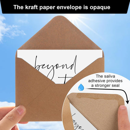 Thank You Cards with Envelopes 34 Pcs, Beyond Grateful 3.5x5 Wedding With Envelopes&Stickers, Blank Bridal Shower Cards, Bulk -.