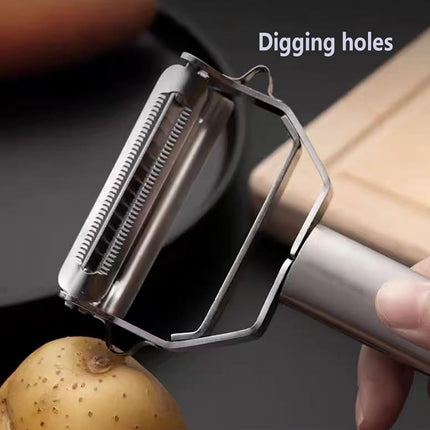 Multi-Purpose Vegetable Peelers,Y-Shaped Stainless Steel Peelers for Kitchen, Potato Peelers,Durable Non-Slip Handle -.