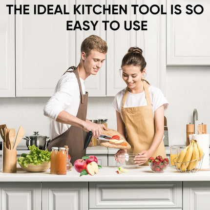 Premium Apple Corer Tool - Ultra Sharp, Stainless Steel, Serrated Blades for Easy Coring to Use & Clean, Durable Remover Baking More.