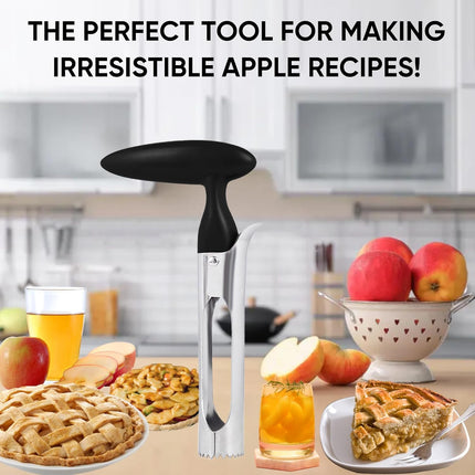 Premium Apple Corer Tool - Ultra Sharp, Stainless Steel, Serrated Blades for Easy Coring to Use & Clean, Durable Remover Baking More.