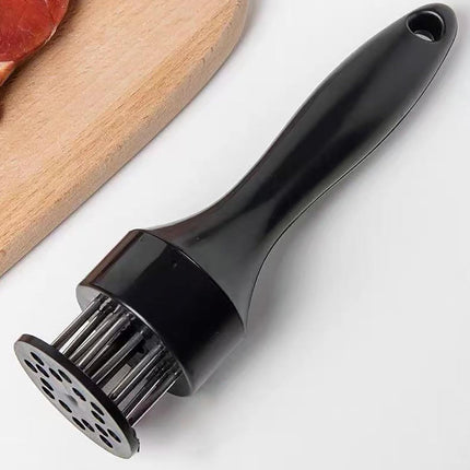 Meat Tenderizer with Stainless Steel Ultra Sharp Needle Blades Heavy Duty Cooking machine for Tenderizing Beef, Turkey, Chicken, Steak, Veal, Pork, Fish etc Black -.