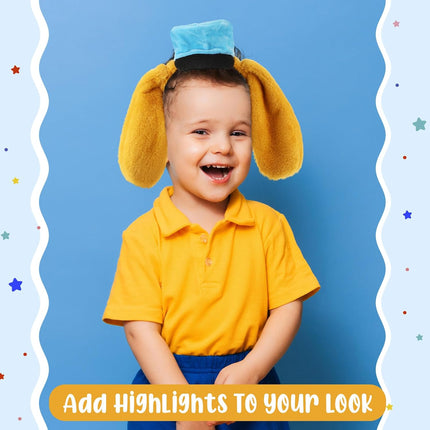 Dog Ear Headband for Kids Police Costume Puppy Cartoon Movie Halloween Cosplay Party -.