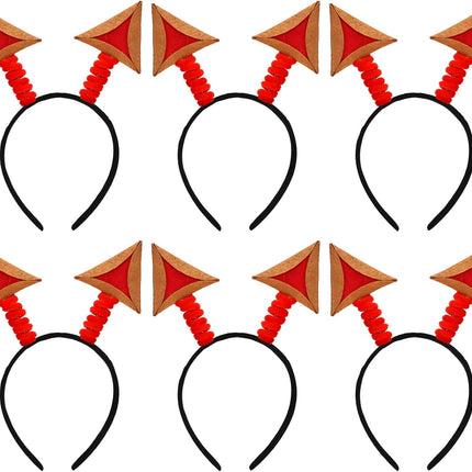 6 Pcs Purim Decorations Felt Hamantaschen Headwear Headband Costume for Adults Photo Props Gifts Party Favors Jewish Decoration Activity Supply -.