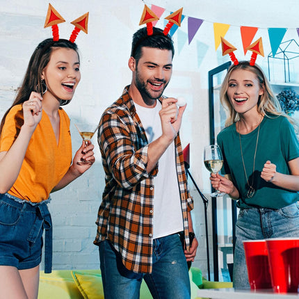 6 Pcs Purim Decorations Felt Hamantaschen Headwear Headband Costume for Adults Photo Props Gifts Party Favors Jewish Decoration Activity Supply -.
