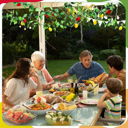 4 Pcs Sukkot Sukkah Decorations Apple Etrog Garland Fruits Hanging Banner Jewish Holiday Celebration Party Supplies -.
