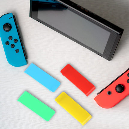 6pcs Back Stand for Nintendo Switch, Replacement Kickstand Shell Holder Compatible with Switch Console (6 Colors) -.