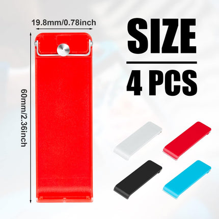4pcs Back Stand for Nintendo Switch, Kickstand Replacement Shell Holder Compatible with Switch Console (4 Colors) -.