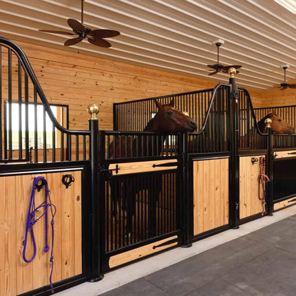 6 Counts Horse Bridle Rack Bracket Hooks Metal Halter Hanger with Tubes and Screws for Barn Supplies, Black -.