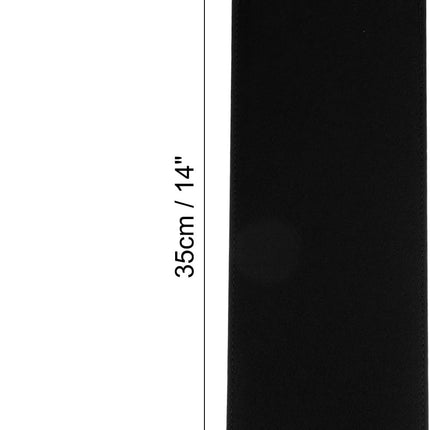 Felt Base Shaper 14x5 Inch, 2Pcs Bag Bottom Pad Purse Liner Board Insert Arc Corner for Handbags Tote Crossbody Backpack, Black Inch.