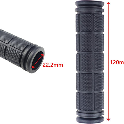 2 Pairs Bicycle Handle Bar Grips Mushroom for BMX/Road Mountain Bikes Black.
