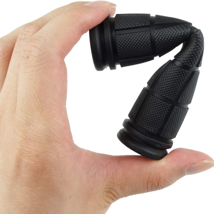 2 Pairs Bicycle Handle Bar Grips Mushroom for BMX/Road Mountain Bikes Black.