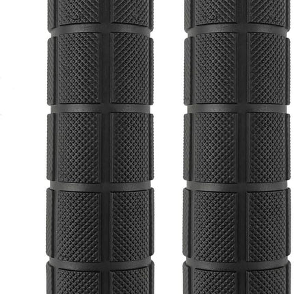 2 Pairs Bicycle Handle Bar Grips Mushroom for BMX/Road Mountain Bikes Black.