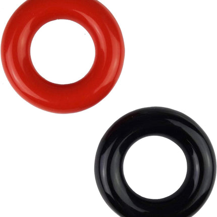 2 Pack Golf Club Swing Weight Rings Black and Red.