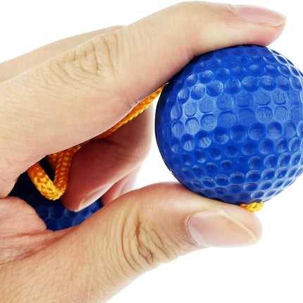 6 Pack Ladder Balls Toss Ball Replacement with Storage Bag for Match (Red Blue) Red Blue.