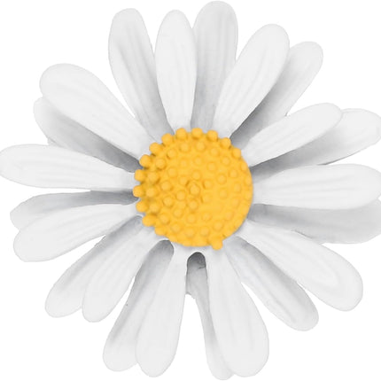 Daisy Pin, Flower Women Brooch Lapel Pins Sunflower Suit Pin for Shirt Hat Cardigan Sweater Decorate Tie Tacks Back Clutch Jewelry Gifts White -.