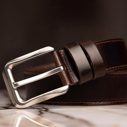Leather Loop Keeper, Loops Belt Keeper Retainer Straps Replacement Reddish Brown 1.5"/1.6".