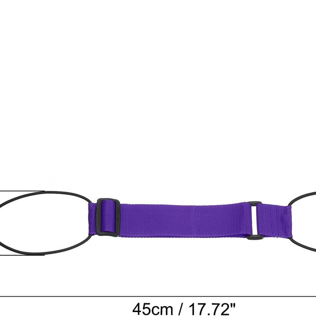 Luggage Straps Bag Bungee, 2 Pcs Suitcase Adjustable Belt for Add a Easy to Travel Elastic Strap Handle Handbag Backpack, Purple -.