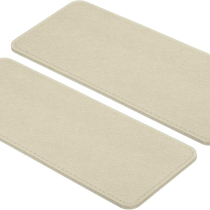 12 x 5 Inch Felt Bag Base Shaper, 2pcs Bottom Pad Organizer Insert Rectangle Liner Board for Purse Handbag Tote Travel Canvas Cosmetic, Beige -.