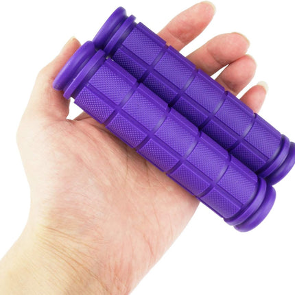 4 Pairs Bicycle Handle Bar Grips Mushroom for BMX/MTB/Road Mountain Bikes black, blue, purple, pink.