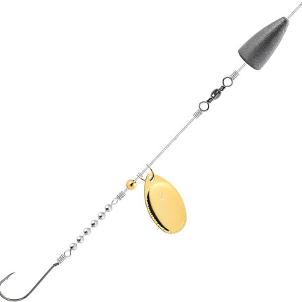 20 Pack Fishing Bead Chain Swivels Stainless Steel High Speed Trolling Tackle Rig Gear Freshwater Saltwater Salmon Walleye - 6 bead, 3/16".