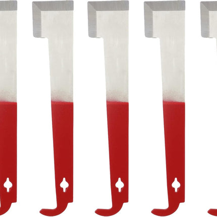 5 Pack Steel Beekeeping Hive Tool J Hook Scraper Bee Frame Lifter and Equipment for Beekeepers.